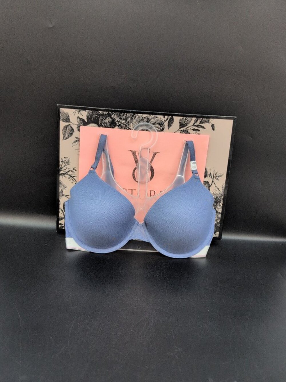 Victoria Secret Pink Wear Everywhere Lightly Lined T Shirt Bra 34DD Dusty Iris